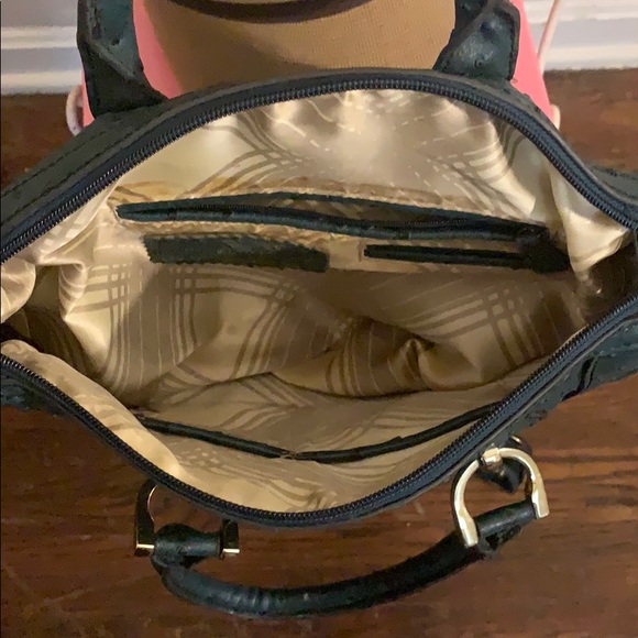 London Fog faux ostrich leather handbag - Picture 5 of 9